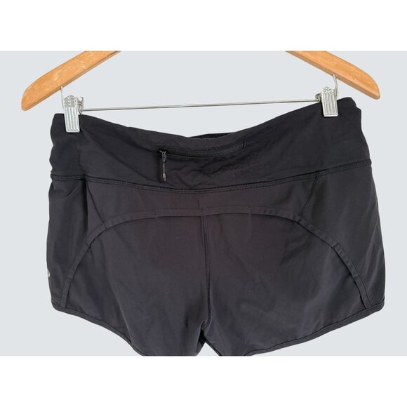 Lululemon Speed Up or Run Times athletic shorts in black Size 6 - Picture 3 of 7
